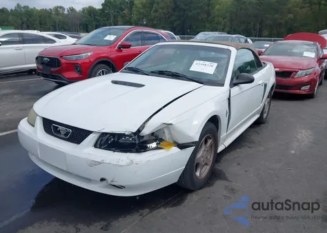 2002 Ford Mustang из США, поврежденный, VIN 1FAFP44422F238982